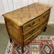Louis XV style chest of drawers from the 1950s in cherry wood and elm burl