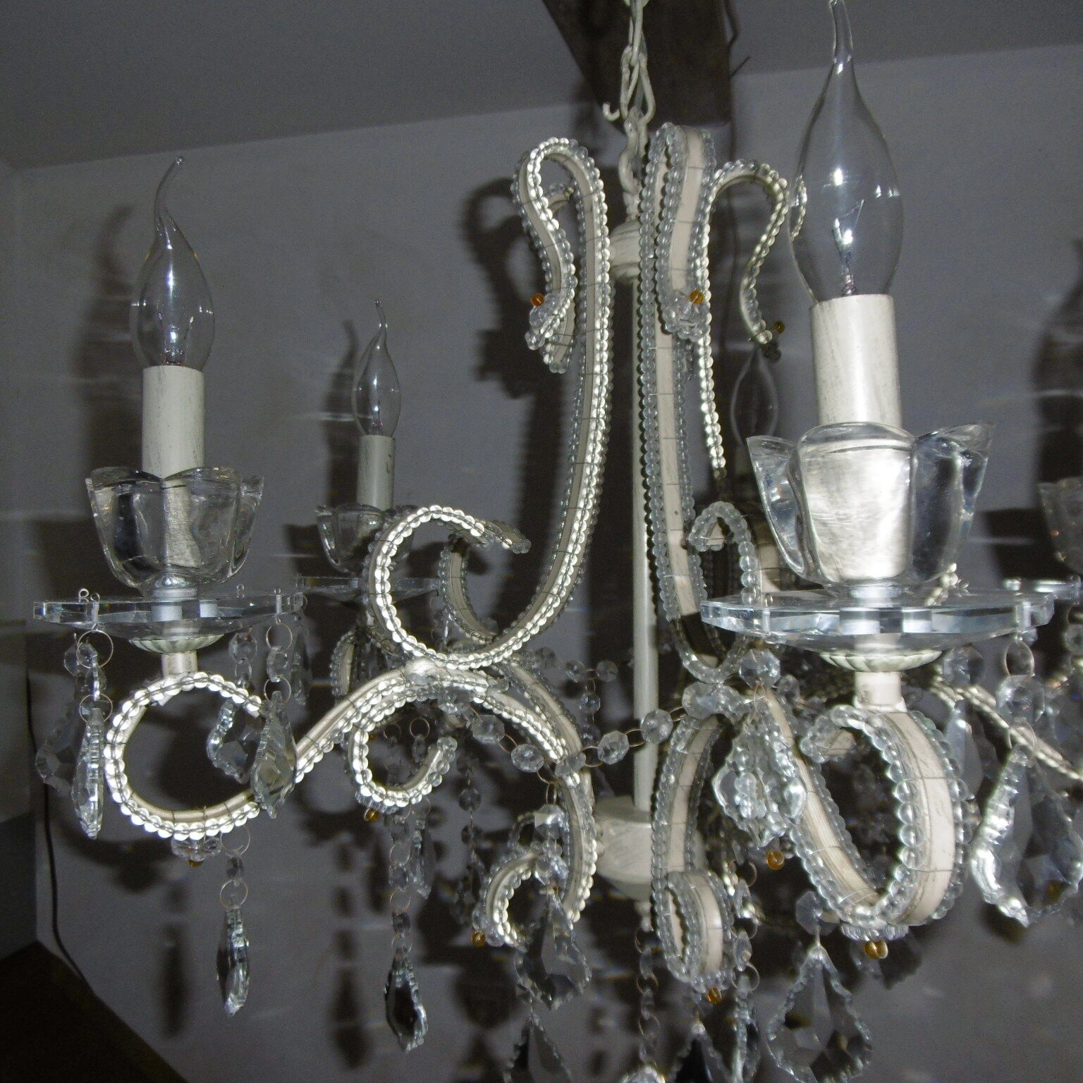 Chandelier 5 branches to pendants