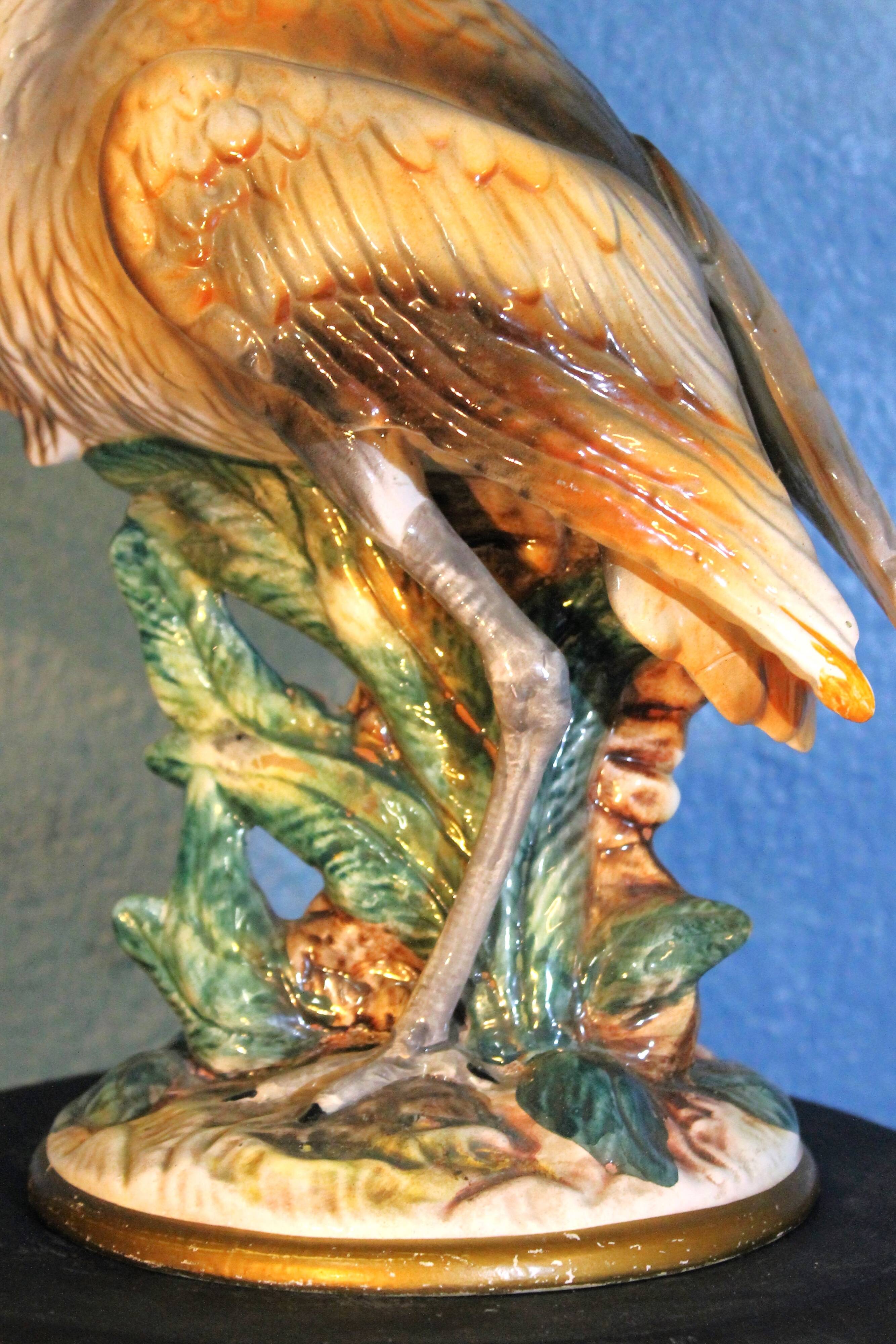 Statuette "stork" Italy 1960s