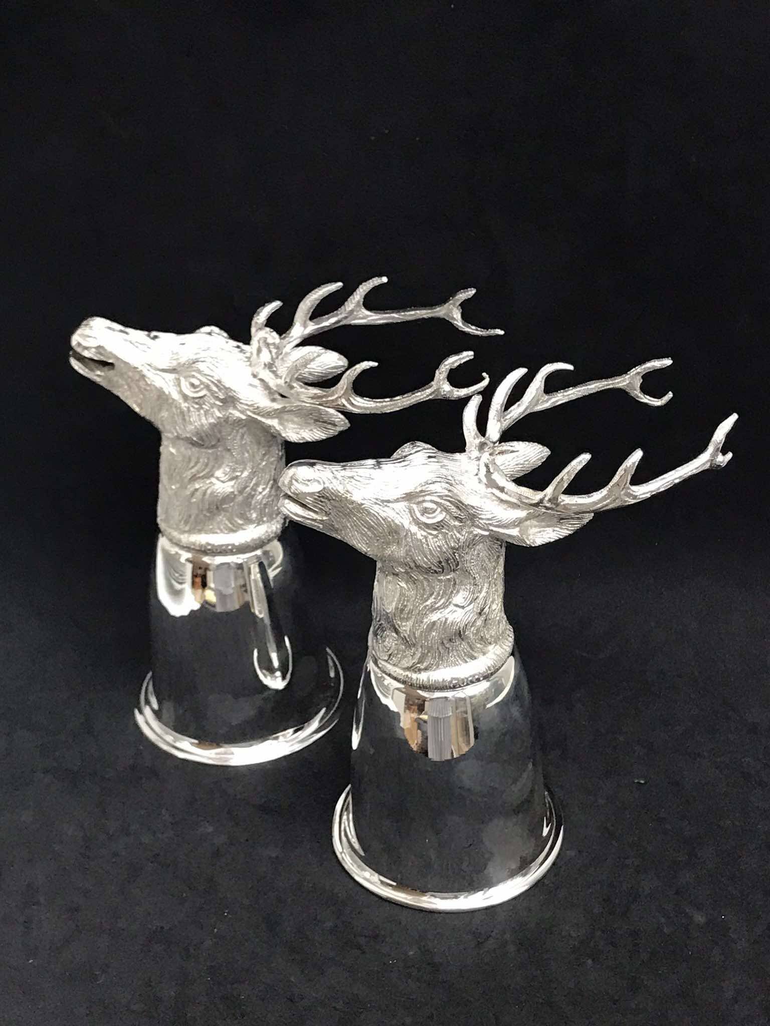 Gucci silver metal cups