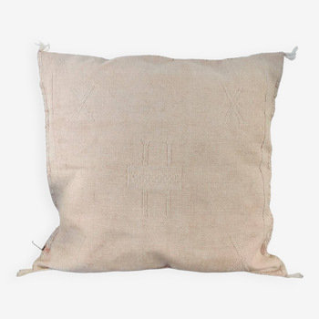 Beige bohemian Berber cushion