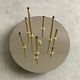 Vintage 80s Hollywood Regency round 9-lights ceiling lamp