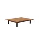 Table basse en teck Ole Bjerregaard, Sorø Terminalborde, années 1980.
