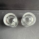 2 Verres à whisky – Cristal gravé