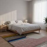 Superb Moroccan wool rug, handmade, dimensions 250x150 cm.