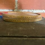 Paire de raquettes de badminton en bois, années 50