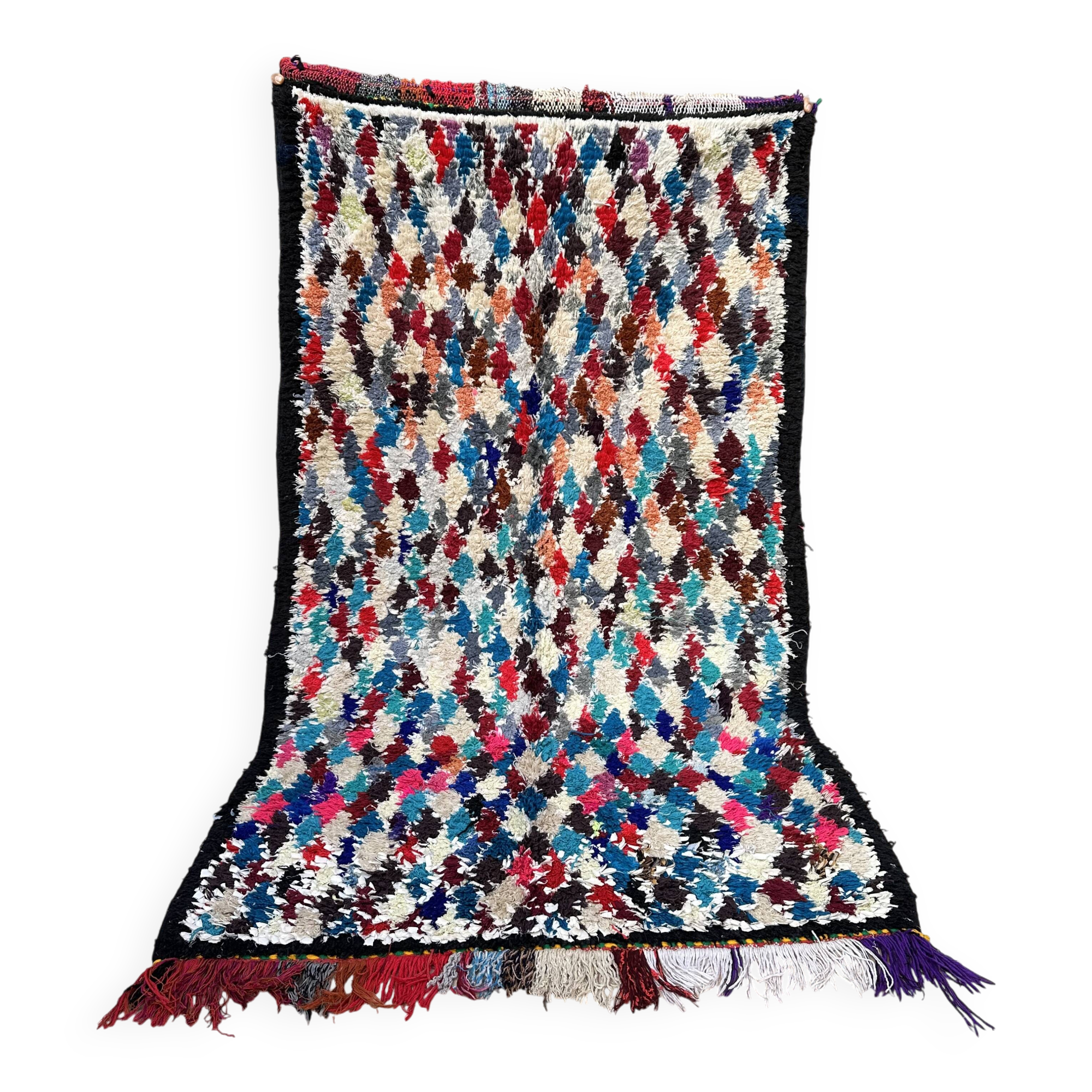 Unique Moroccan Rug - Vintage Art Deco Rug - The Moroccan Rug