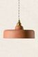 URSULE - Terre cuite rouge - Suspension