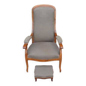 Fauteuil Voltaire et - repose pieds