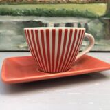 4 vintage ceramic coffee mugs edited by lbvyr circa