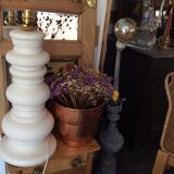 Reconstituted stone lamp stand