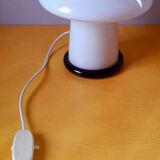 Lampe champignon en verre soufflé de Murano, 1980.