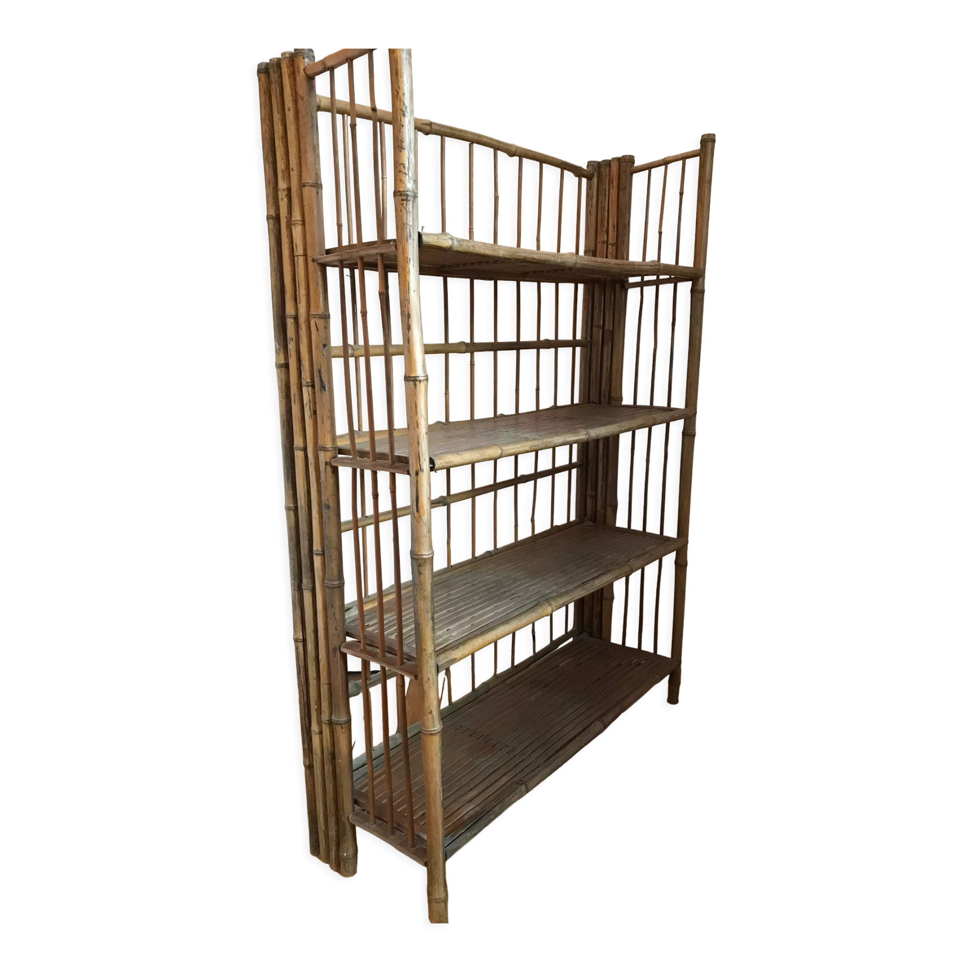 Bamboo foldable shelf