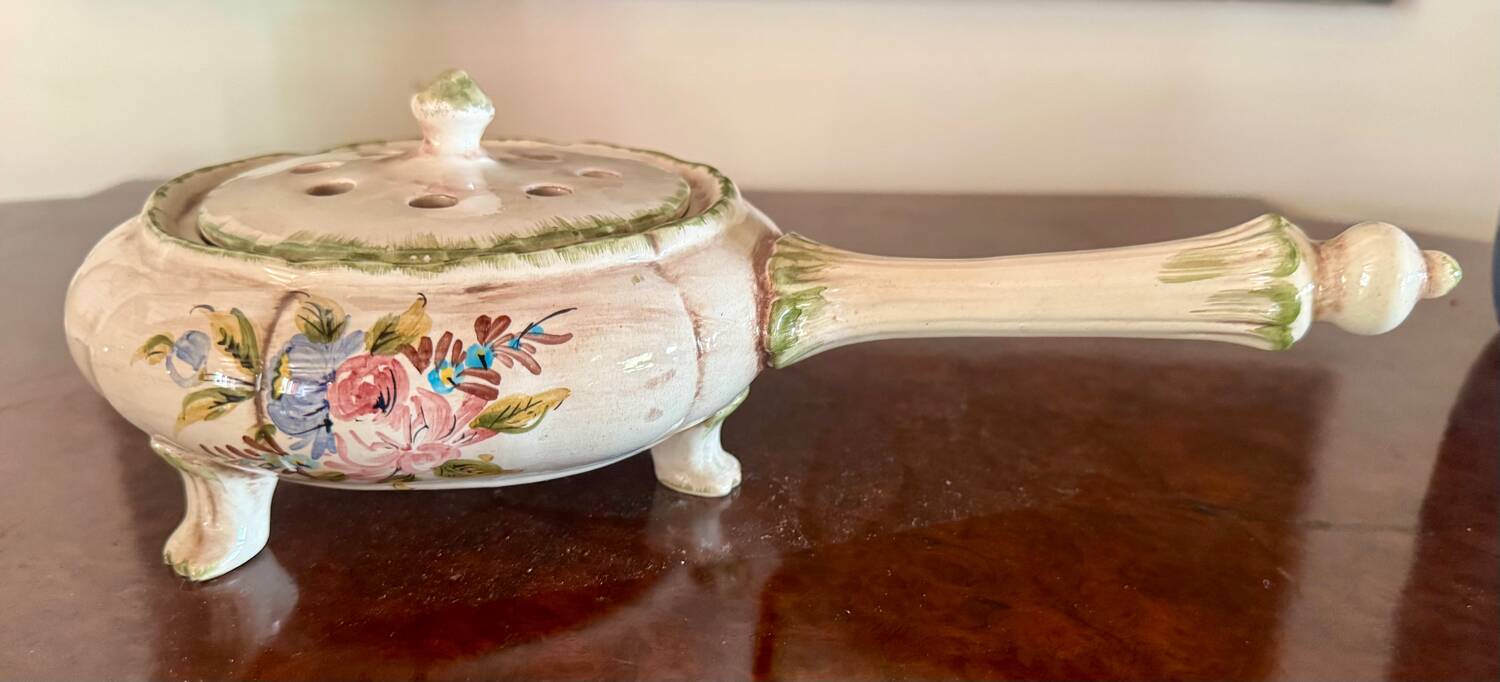 Antique ceramic flower vase