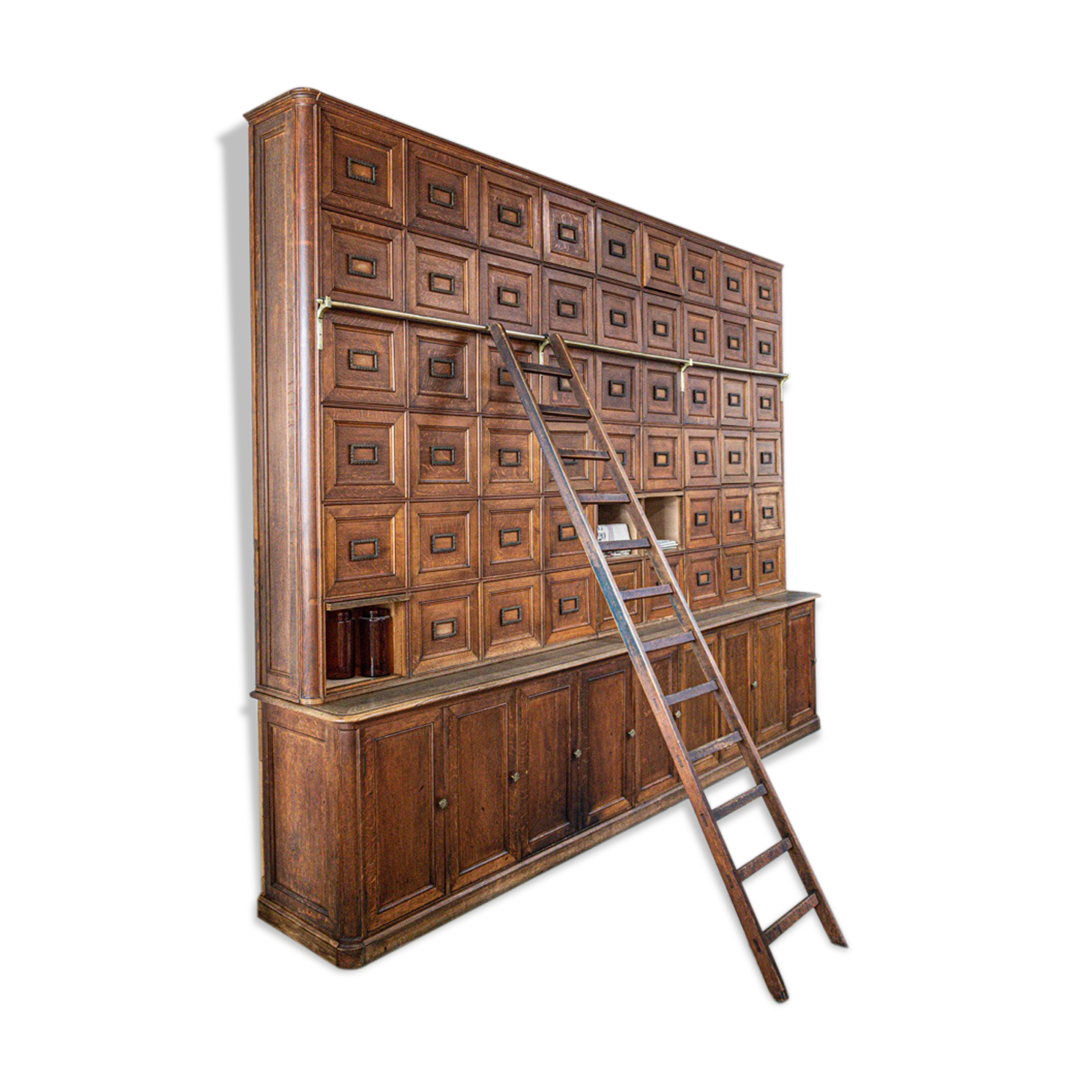 19th-century mined notary furniture