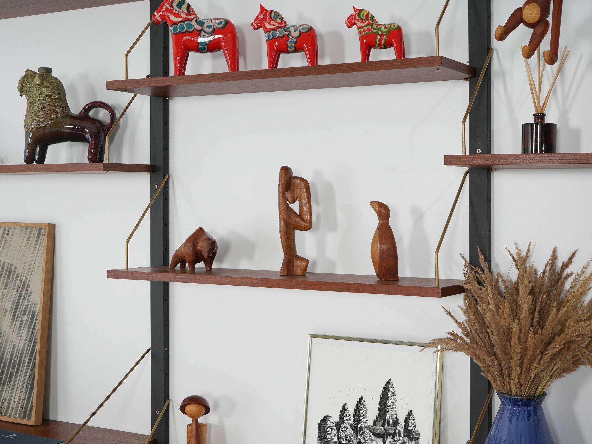 PS System Modular Shelving – Teak Veneer, Danish Design, 1970s