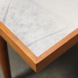 Large metal carved coffee table by Heinz Lilienthal