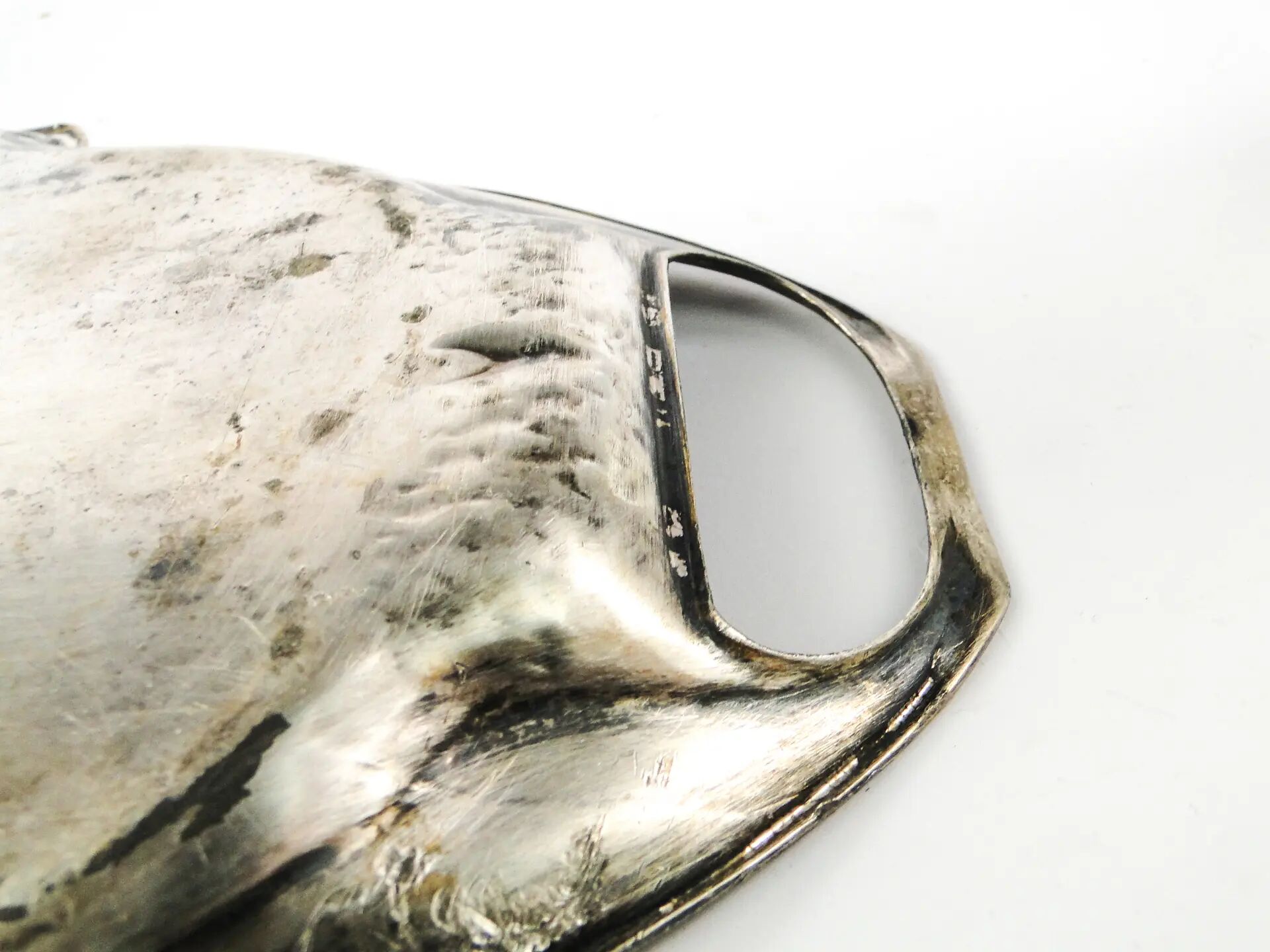 Art Nouveau tray, silver-plated pewter, Austria, early 20th century