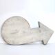 Sign sign arrow vintage bistro guinguette wood panel