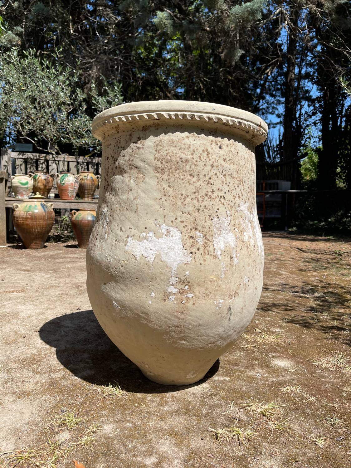 Terracotta pot jar