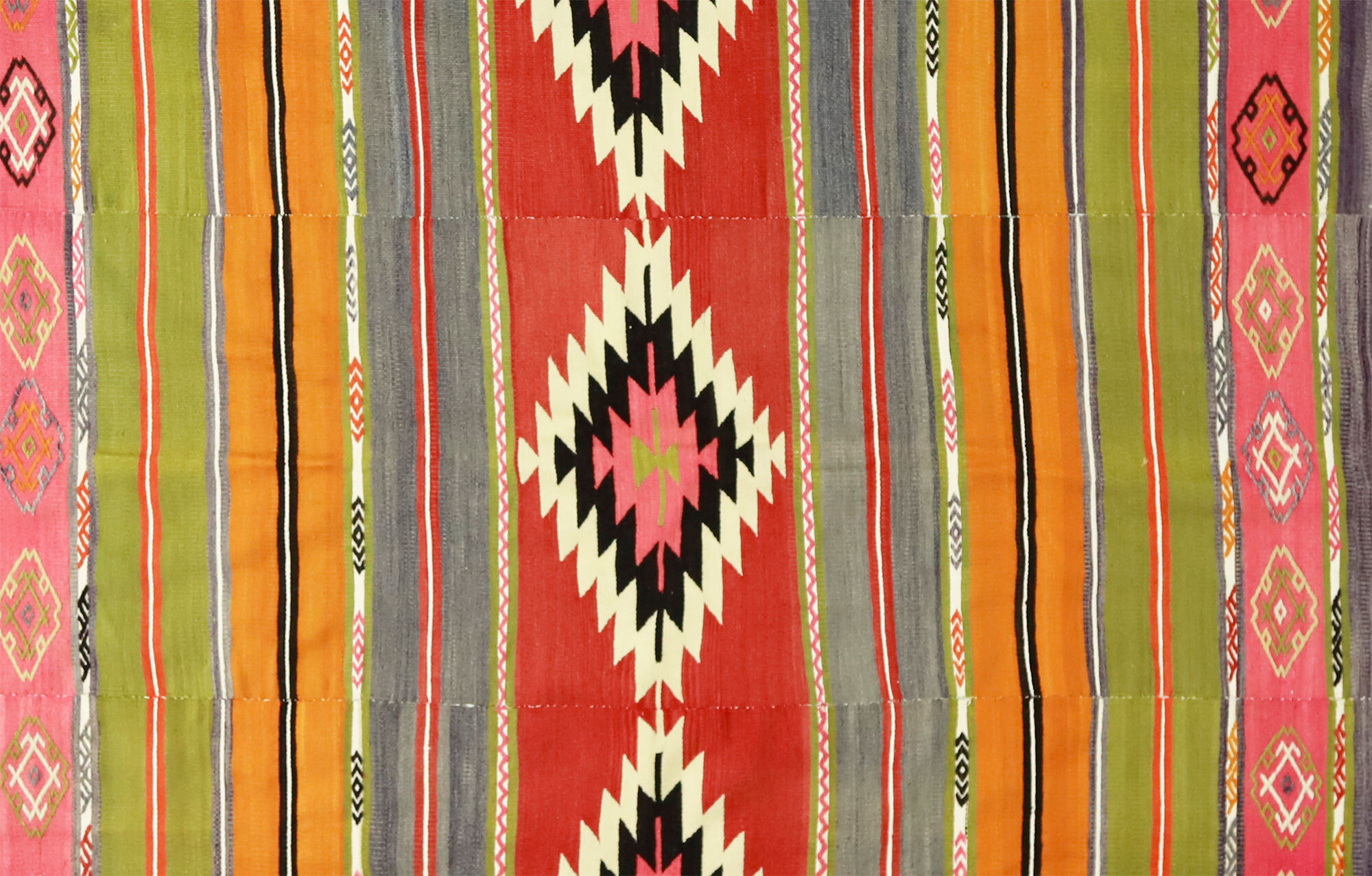 Anatolian handmade kilim rug 270 cm x 171 cm