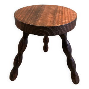 Tabouret tripode bois - pieds