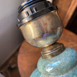 Marbled porcelain lamp base