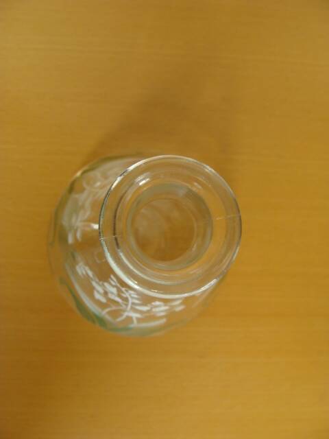Art Deco lily of the valley carafe