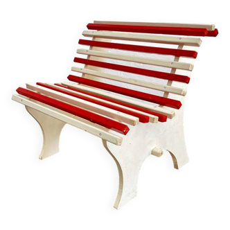 Wooden children's bench