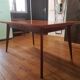 Table with extensions compass legs