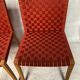 Peter Maly's 737 red chairs for vintage Thonet