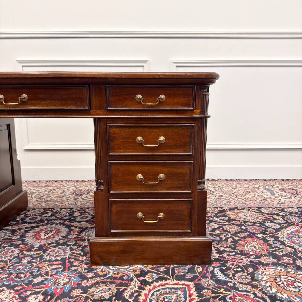 Classic English Chesterfield Desk