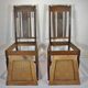 PAIR of "ARTS AND CRAFTS" CHAIRS