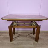 Table à manger extensible Art Déco, Allemagne, années 1950