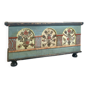 coffre alsacien polychrome
