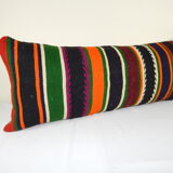 Vintage Queen Boho woven bedding cushion cover with stripes