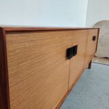 Enfilade scandinave en noyer , années 60