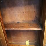 Wood and Art Deco glass showcase