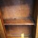 Wood and Art Deco glass showcase