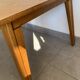 Table de repas vintage années 60 en chêne clair
