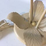 Vintage metal lamp shapes flowers