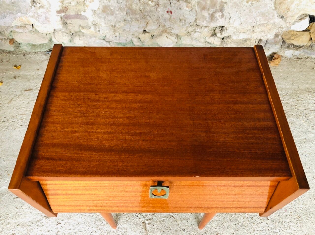 Vintage bedside, scandinavian style, circa 60