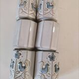 Set of 6 small vintage ceramic cups - Hygge & Lagom spirit