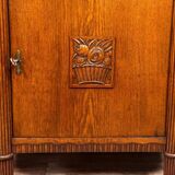In the style of Dufresne: Art Nouveau period oak sideboard