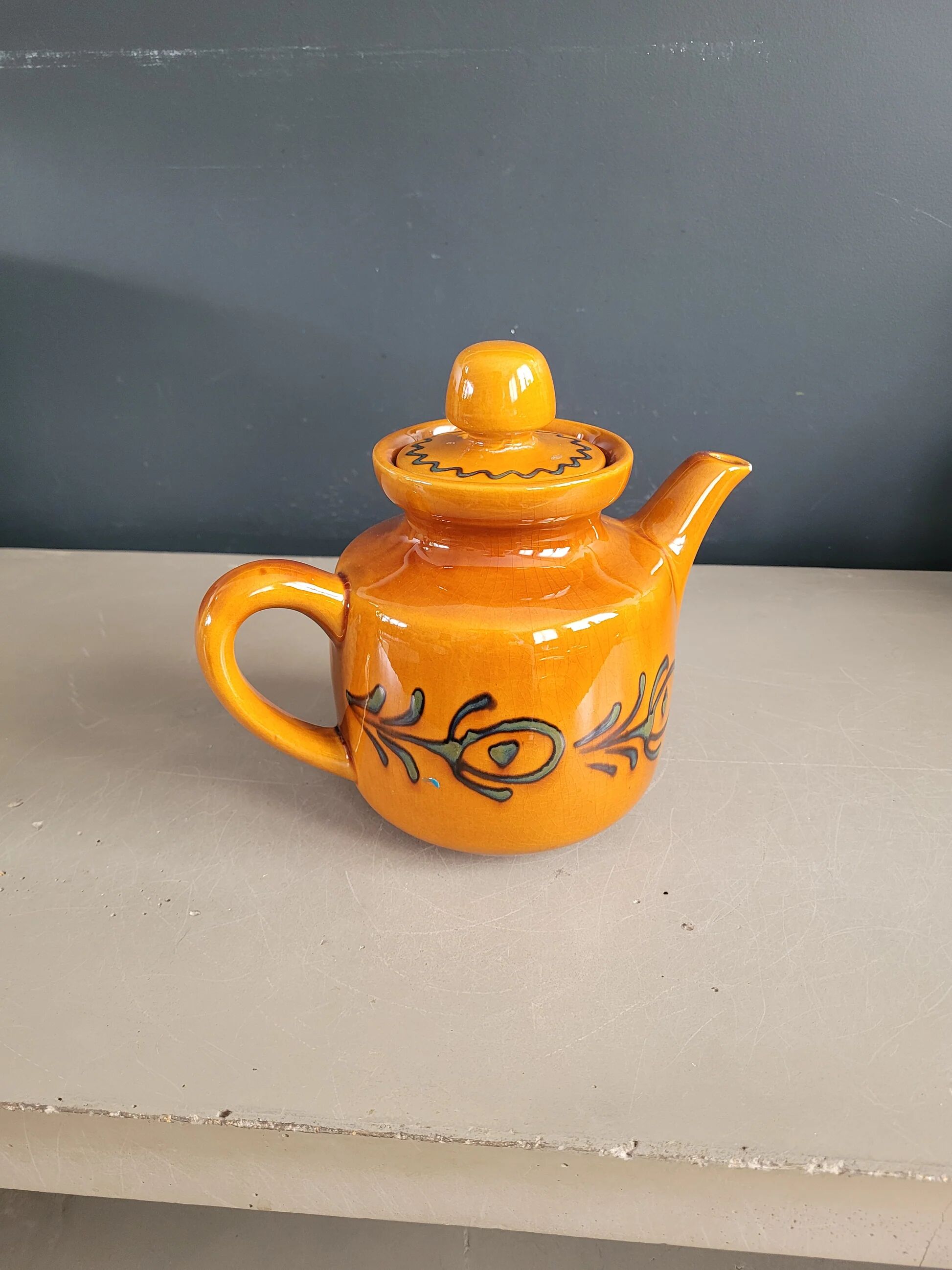 Katrin Teapot Hand-painted 4653 - Ref 1040