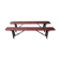 Paire de bancs pliant guinguette