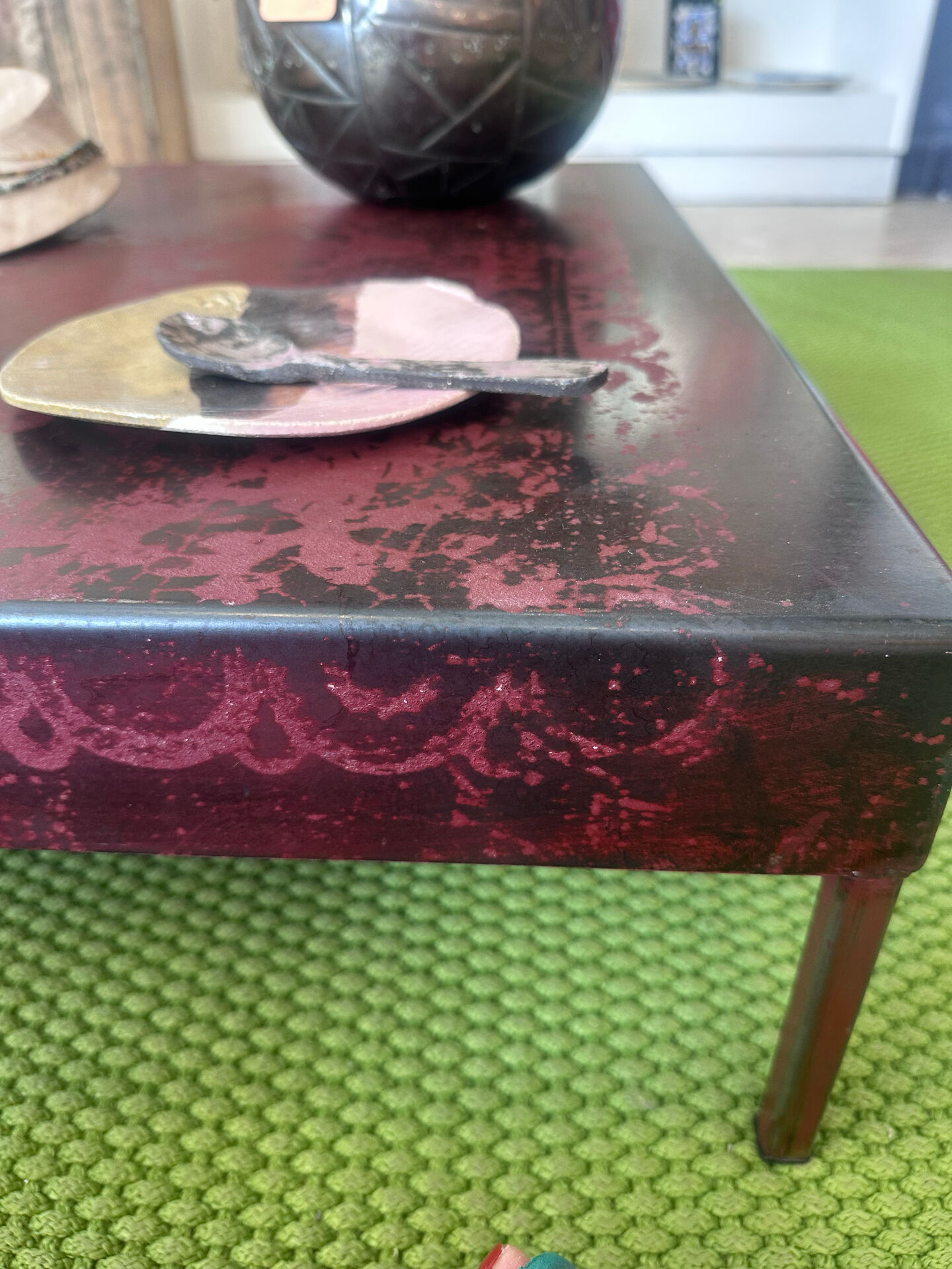Table basse design métal