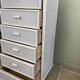 Chiffonnier vintage en osier