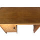 Art deco birch wood compact desk 1960