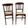 Paire de chaises de bistrot de marque stella